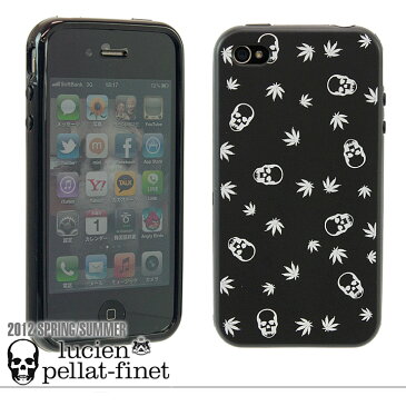 ルシアンペラフィネ iPhone 4 4S LUCIEN PELLAT-FINET ブラック DIA01-BLACK【均一価格】