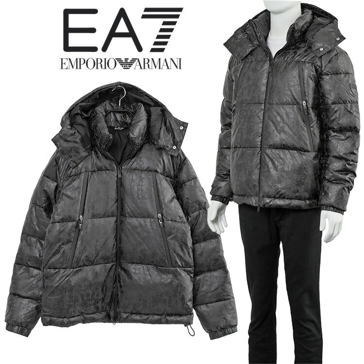 エンポリオ・アルマーニ プレゼント メンズ（30000円程度） EMPORIO ARMANI EA7 デタッチャブル フード ARDOR7 アルマーニ ダウン パファー ジャケット 6LPB48-PNACZ-2211 FANCY METALLIC【SALE】