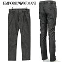 【送料無料】エンポリオ アルマーニ デニム EMPORIO ARMANI スリムフィット ジーンズ J06 コンフォート デニム ツイル製 メランジ 8N1J06-1D85Z-0005【SALE10】