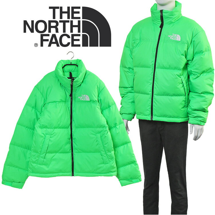 ノースフェイス ダウン THE NORTH FACE 1996 レトロ ヌプシ ダウンジャケット クロロフィル グリーン NF0A3C8D M 1996 RETRO NUPTSE JACKET-8YK CHLOROPHYLL GREEN(ネオングリーン)【新作】