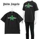 パームエンジェルス PALM ANGELS Tシャツ Star Sprayed T-shirt PMAA001C99JER024-1055【SALE】
