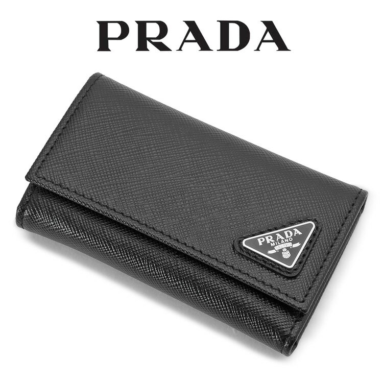 プラダ キーケース プラダ PRADA サフィアーノ レザー 6連キーケース 2PG222-QHH-F0002 NERO【新作】【SALE10】