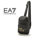 アルマーニ バッグ EA7 Train Core ショルダーバッグ 再生ファブリック ラージ 245087-CC940-26121 ブラック/ゴールド【新作】【...
