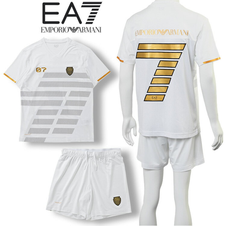 EA7 アルマーニ セットアップ Dynamic Athlete Tシャツ＆ショートパンツ 上下セット VENTUS7 テクニカルファブリック 3RPV07-PJPDZ-1100【新作】【SALE】
