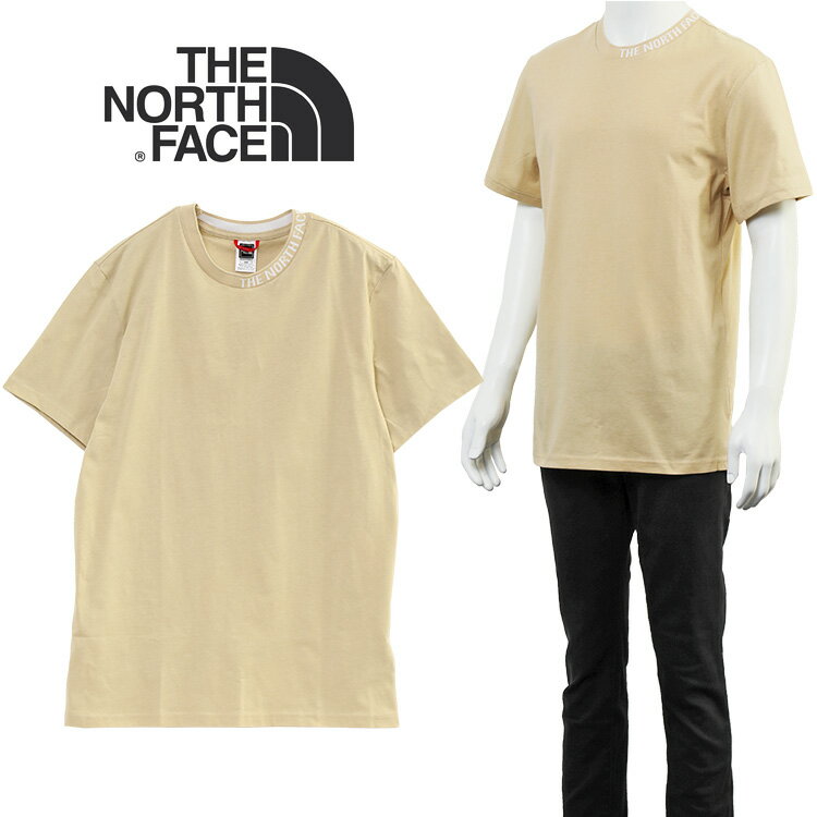 ノースフェイス 襟ロゴ Tシャツ ズム NF0A5ILG M ZUMU TEE-3X4 GRAVEL グラベル