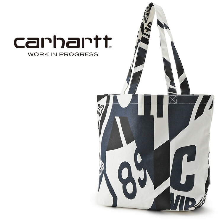 カーハート バッグ Carhartt WIP キャンバス トートバッグ CANVAS GRAPHIC TOTE I031597-1HMXX Marina Print Atom Blue【SALE10】