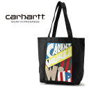 カーハート バッグ Carhartt WIP キャンバス トートバッグ CANVAS GRAPHIC TOTE I031597-89XX BLACK