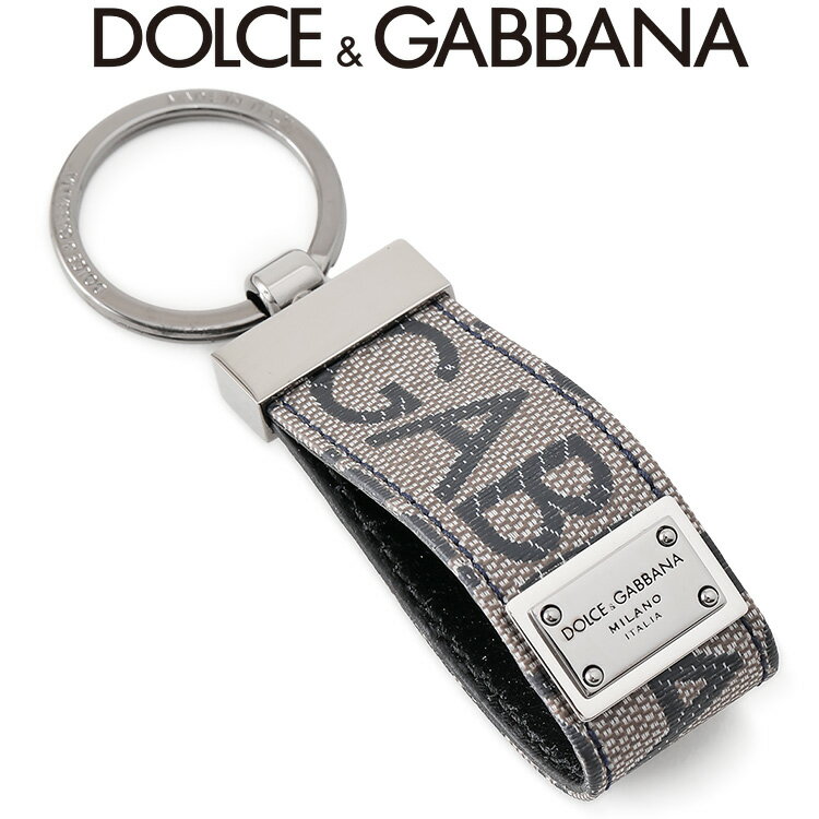 ドルチェ ガッバーナ キーリング DOLCE GABBANA ジャカード ロゴプレート BP1371-AJ705-89875【新作】【SALE】