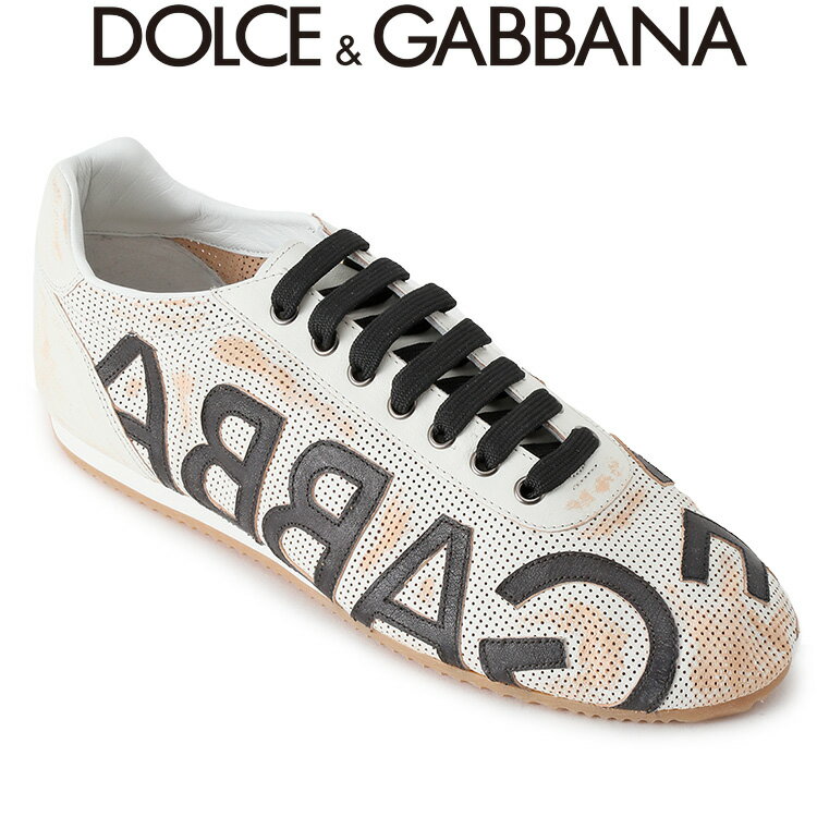 ドルチェ ガッバーナ スニーカー DOLCE GABBANA Thailandia パンチング レザー スニーカー CS1947-AJ621-89697【SALE10】