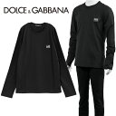 ドルチェ&ガッバーナ DOLCE&GABBANA ロンT 長袖 Tシャツ ロゴプレート G8PV0T-G7F2I-N0000【新作】【SALE10】