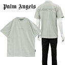 パーム エンジェルス Palm Angels Tシャツ GD REVERSE LOGO PMAA001S23JER004-0505 LIGHT GREY
