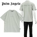 パーム エンジェルス Palm Angels Tシャツ GD REVERSE LOGO PMAA001S23JER004-0505 LIGHT GREY【新作】