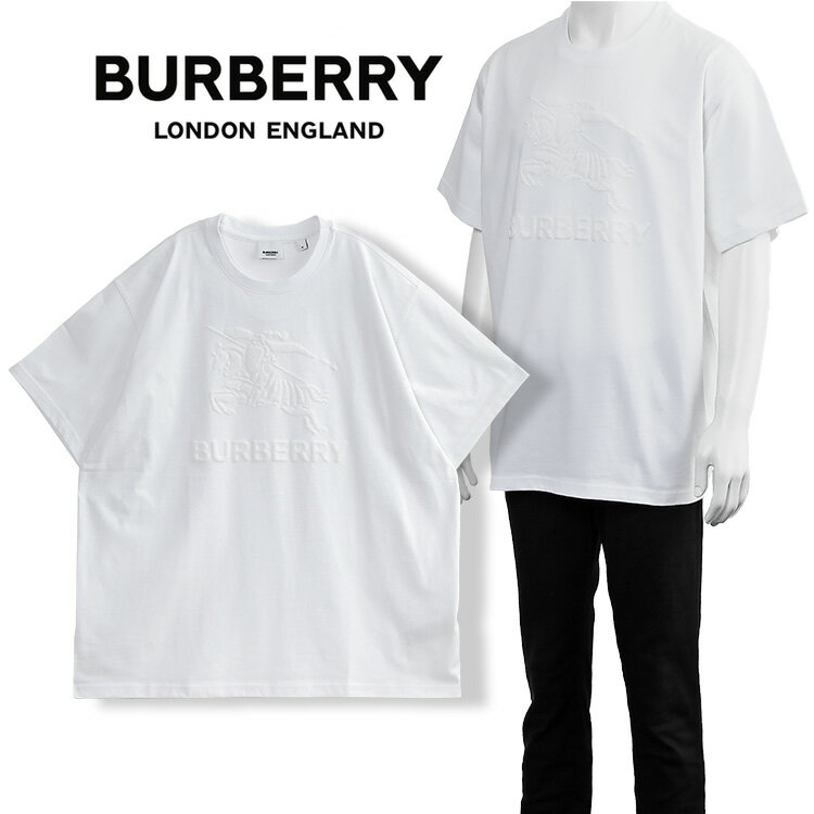 バーバリー BURBERRY EKD コットンTシャツ 8072756-A1464 WHITE【新作】