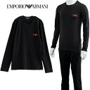 エンポリオアルマーニ EMPORIO ARMANI ロンT アンダーウェアライン 長袖Tシャツ 111023-3F715-00020 ブラック【新作】