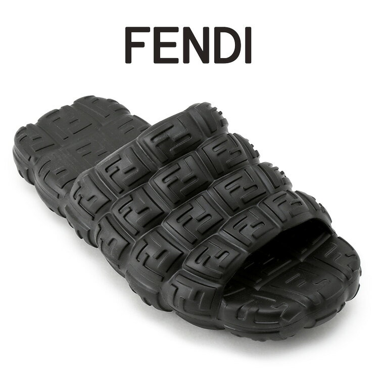 ブランドフェンディ FENDI 商品番号7X1573-AMFG 素材EVA100％ カラーF0QA1 仕様スライドサンダル 生産国ITALY 付属品商品タグ、BOX(輸入時に破損がある場合がございます) ◆フェンディ FENDI◆ワイドなバンドのフェンディ クラウド スライド。エンボスのFFモチーフをあしらった、ブラックのラバー製。 イタリア製 表示サイズ（EUR) 40 40.5 41 41.5 42 42.5 43 43.5 44 日本サイズ（cm) 25 25.5 26 26.5 27 27.5 28 28.5 29 表示サイズ （UK) 6.5 7 7.5 8 8.5 9 9.5 10 10.5 表示サイズ （US) 7 7.5 8 8.5 9 9.5 10 10.5 11 ※靴のサイズは、木型・デザイン等により若干変わることがあります。同じメーカーの靴でも商品によって異なる場合があります。 また、各ブランドにおいてサイズが異なることがございます。サイズ表は目安としてご利用ください。◆フェンディ FENDI◆フェンディ クラウド スライド サンダル7X1573-AMFG F0QA1