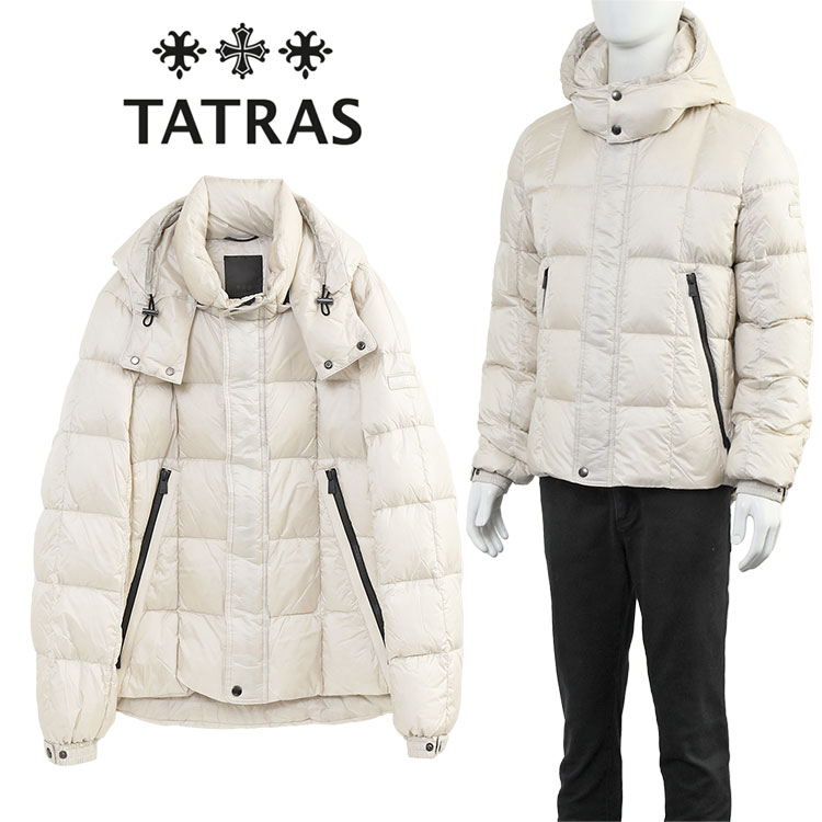 タトラス TATRAS ナイロン ダウンジャケット ボエシオ MTAT23A4566-D BOESIO-15_IVORY【新作】