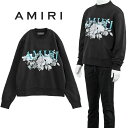 アミリ AMIRI トレーナー フローラルアミリ PF23MJG027-001 BLACK