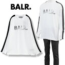 ボーラー BALR. ロンT 長袖 Tシャツ リラックスフィット FRANCK RELAXED TUNNEL B1111.1044-BRIGHT WHITE【新作】