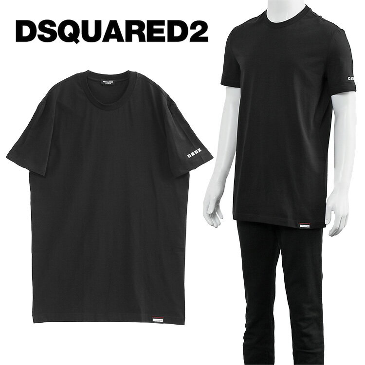 ディースクエアード DSQUARED2 Tシャツ Dsquared2 Round Collar T-Shirt D9M205130-001【新作】