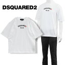 ディースクエアード DSQUARED2 Tシャツ D2 MILANO LOOSE FIT T-SHIRT S74GD1268-S23009-100【新作】