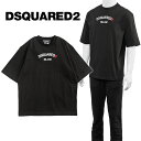 ディースクエアード DSQUARED2 Tシャツ D2 MILANO LOOSE FIT T-SHIRT S74GD1268-S23009-900【新作】