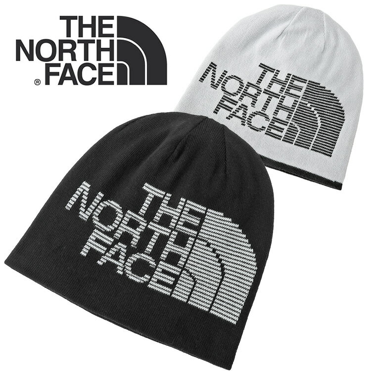 ノースフェイス THE NORTH FACE ニット帽 リバーシブル ハイライン ビーニー NF0A7WLA REVERSIBLE HIGHLINE BEANIE-YA7 ブラック ホワイト 