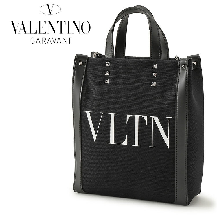 VALENTINO ヴァレンティノ VLTN エコラボ キャンバス ミニ トート 4Y2B0B78PYY-0NI【新作】