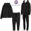 ʥ CANADA GOOSE ֥å졼٥ åȥå ѡ å ѥ 7401MB HURON FULL ZIP HOODY/7402MB HURON PANT-61_BLACKڿ