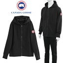 Ji_O[X CANADA GOOSE p[J[ 7401M HURON FULL ZIP HOODY-61 BLACKyVz