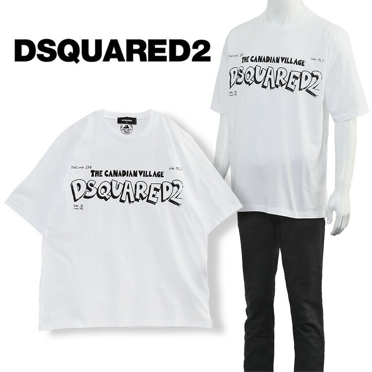 ディースクエアード DSQUARED2 Tシャツ Skater Fit T-Shirt S74GD1242-S23009-100【新作】