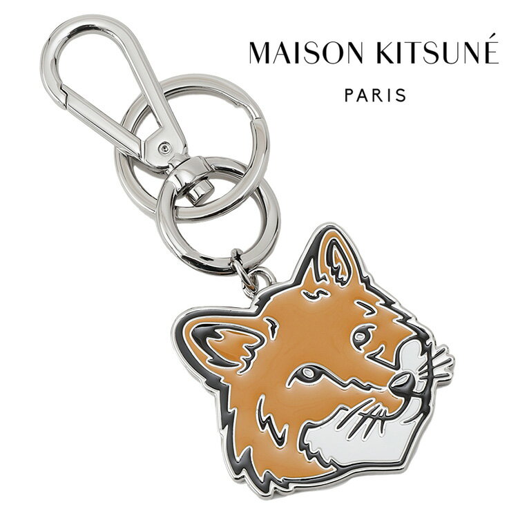 メゾンキツネ MAISON KITSUNE ボールド フォックスヘッド メタル キーリング LM06904AM1002-P860 FOX【..