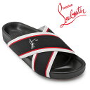 Christian Louboutin サンダル Hot Cross Bizz ホットクロス ビズ 1240606-M039 BLACK/MULTI【新作】