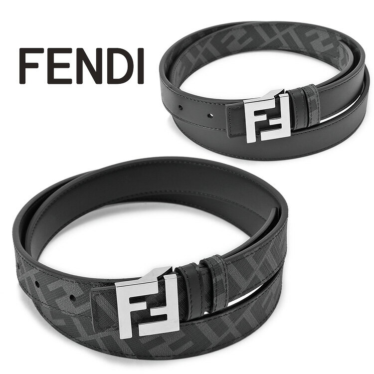 フェンディ ベルト FENDI FFスクエアベルト リバーシブル 7C0511-AFF2-F0GXN【新作】