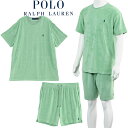 POLO Ralph Lauren パイル ポロラルフローレン セットアップ 全5色 テリー Tシャツ × スウェット ハーフパンツ ラルフローレン パイル地 ...