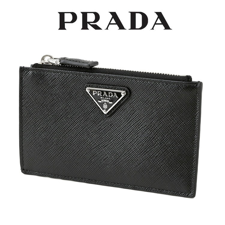 プラダ 財布 PRADA サフィアーノトライアングル カードケース 2MC086-QHH-F0002 NERO【新作】