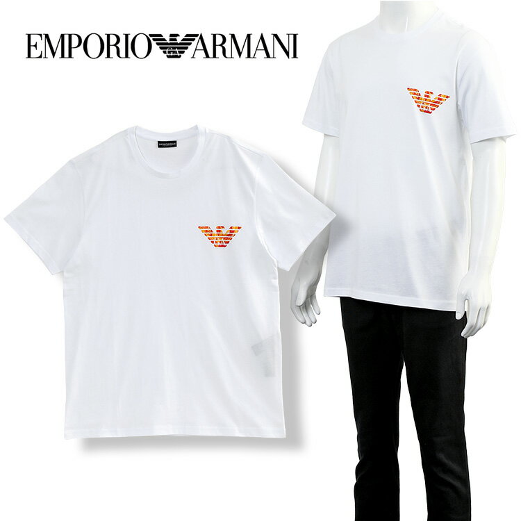 エンポリオアルマーニ EMPORIO ARMANI ビーチウェア Tシャツ イーグルロゴ EM00057...