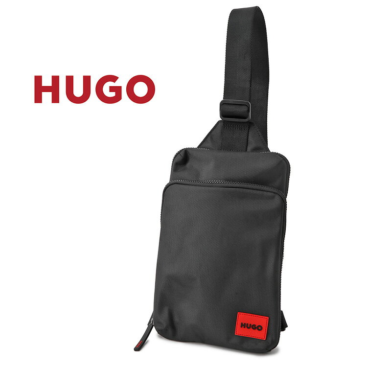 ヒューゴ HUGO ボディバッグ ワンショルダー 50547772-001 BLACK【新作】