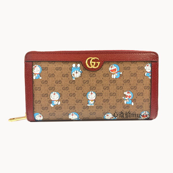≪新品≫GUCCI DORAEMON × GUCCI ドラえもん×グッチ コレクション プリント GGウォレット ロング ジップ 長財布 2021年限定コラボ どらえもん 水色 スペシャル ショッパー ラッピング ZIP　2021SSのサムネイル