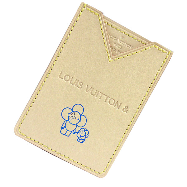 ≪新品≫ ルイヴィトン 2021年「LOUIS VUITTON &」 原宿 限定 パスケース カード M80820 ヴィヴィエンヌ ペチュラ ブルー×シルバー スタンプ付き カードケース LOUIS VUITTON