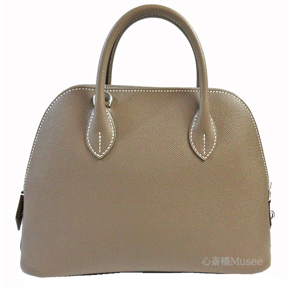≪新品≫ エルメス　ボリード25　1923　エトープ　ヴォーエプソン　シルバー金具　2021年製造 Z刻印 HERMES　Bolide bag 1923 25 Epsom leather Etoupe Silver hardware エトゥープのサムネイル