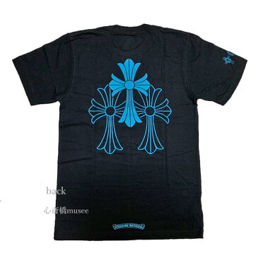 ≪新品≫正規品 クロムハーツ メンズ Tシャツ セメタリークロス ブラック / ブルー Sサイズ Chrome hearts Tshirts black Ssize