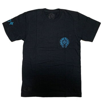 ≪新品≫正規品 クロムハーツ メンズ Tシャツ セメタリークロス ブラック / ブルー Sサイズ Chrome hearts Tshirts black Ssize