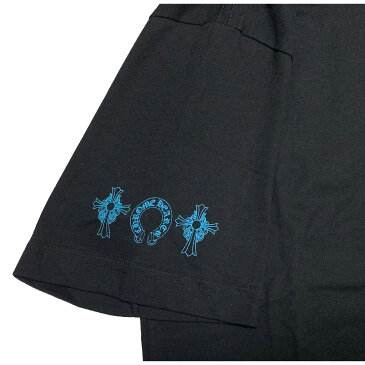 ≪新品≫正規品 クロムハーツ メンズ Tシャツ セメタリークロス ブラック / ブルー Sサイズ Chrome hearts Tshirts black Ssize
