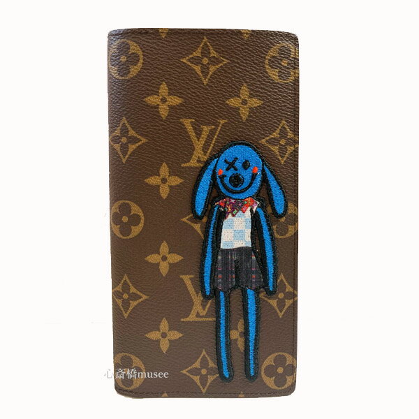 ≪新品≫ルイヴィトン LOUIS VUITTON 2021年春夏コレクション　Zoom with Friend ポルトフォイユ　ブラザ モノグラム　パッチ 二つ折り財布 M80158　箱のラッピング 2021年限定 ヴァージル　アブロー　箱 のラッピング ズームと仲間たち　2021SSのサムネイル
