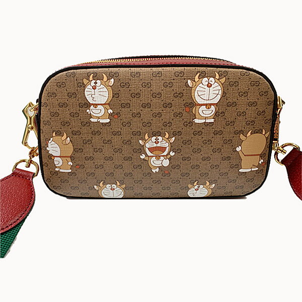 ≪新品≫GUCCI DORAEMON × GUCCI ドラえもん×グッチ コレクション プリント GG ボディバッグ 2021年 ポップアップ限定 コラボ どらえもん スペシャル ショッパー ラッピング 藤子プロ　2021SS