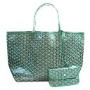 トートバッグ ≪ 新品 ≫ 正規品 GOYARD ゴヤール サンルイ GM グリーン 緑色 トート バッグ ショッパー リボン ラッピング ST LOUIS green tote bag brand new