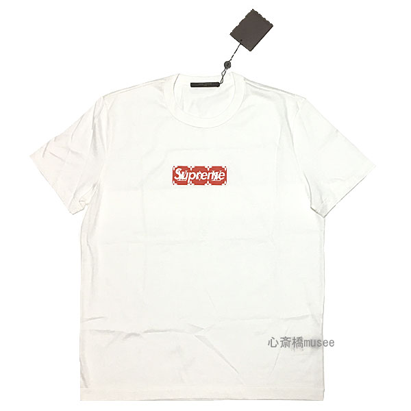 ≪新品≫ Supreme×Louis Vuitton シュプリーム × ルイヴィトン　モノグラム BOXロゴ TEE Mサイズ 白 Monogram Box Logo Tee WHITE