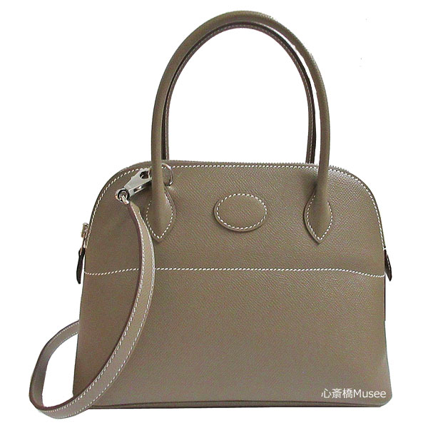 ≪新品≫ エルメス ボリード 27 エトープ シルバー金具 D刻印 Bolide27 Etoupe Epsom グレイ グレーのサムネイル