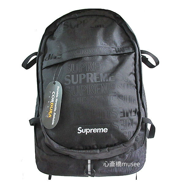 ≪新品≫ Supreme 19ss SUPREME Backpack Cordura Blackシュプリーム バックパック リュックサック 新作 ブラック 黒