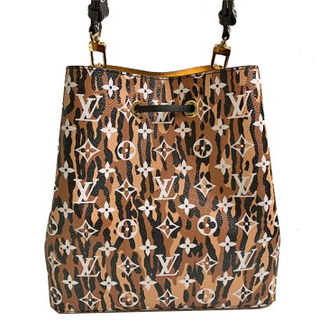 ≪新品≫LOUISVUITTON ルイヴィトン 2019年AW 限定 モノグラムジャングル ネオノエ キャラメル M44717 ショルダーバッグ LV箱リボンのラッピング